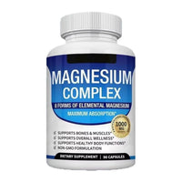 Magnesium Complex Capsules - Bone, Muscle & Heart Health Supplement, Sleep Support,Muscle Relaxation,Stress & Anxiety Relief